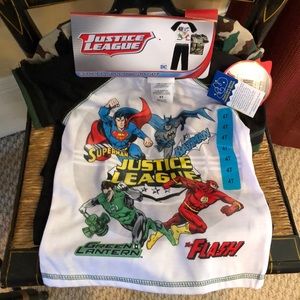 DC comic Justice League 3 piece sleepwear set